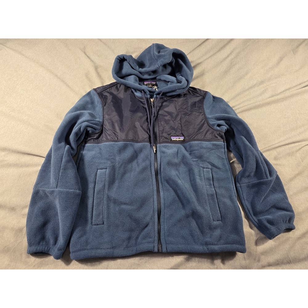 NWOT *READ* Patagonia Microdini Hoody XS Blue Teal Full Zip Fleece Jacket